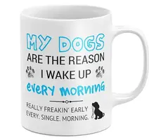 FireShot Capture 019 - Amazon.com_ GIFTINGTON My Dogs Are The Reason I Wake Up Early Funny D_...webp