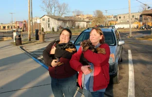 Amanda and me with pups Nov 24 22.webp