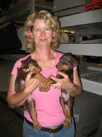 Me and the pups.webp Me and the pups.webp